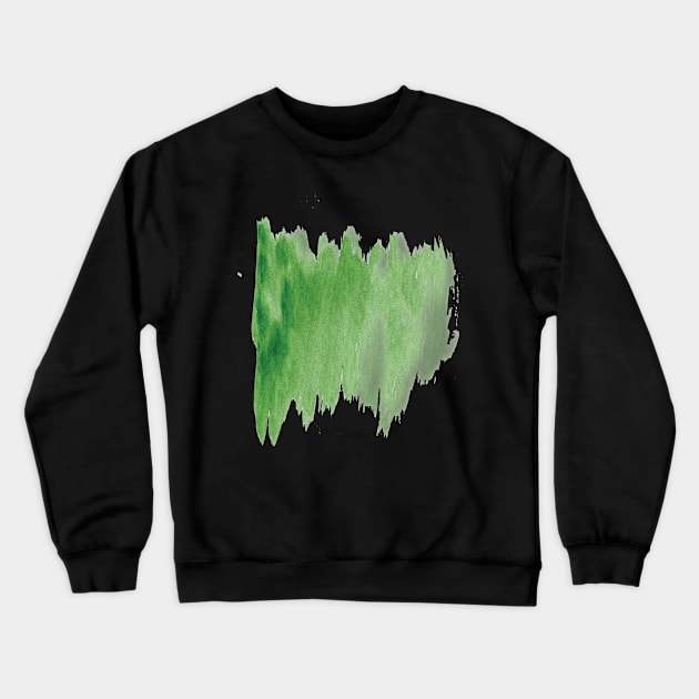 Green abstract painting, Green Creativity Crewneck Sweatshirt by MADISON NICHOLAS